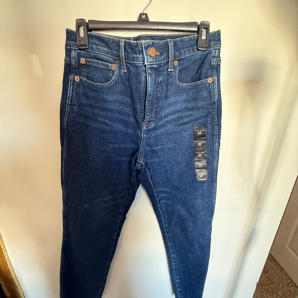 J. Crew High Rise Dark Blue Women's Jeans
